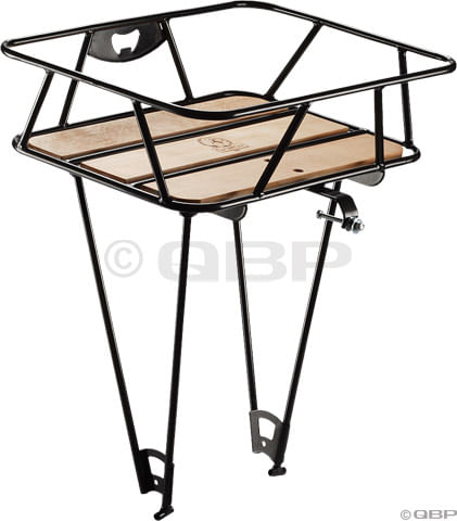 GAMOH Front Cargo Rack - Black/Wood