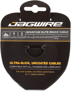 Jagwire-Elite-Ultra-Slick-Brake-Cable-Stainless-1-5-x-2750mm-SRAM-Shimano-Mountain-CA4651