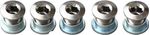 Sugino-75-Track-Chainring-Bolt-Nut-Set-of-5--Chromed-Steel-CR8905