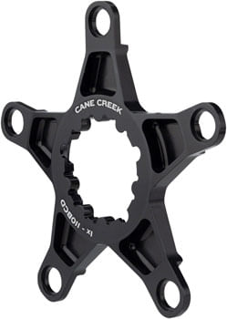 Cane-Creek-5-bolt-x-110bcd-1x-Spider-for-eeWings-All-Road-Cranks-3-Bolt-Interface-Black-CR9401