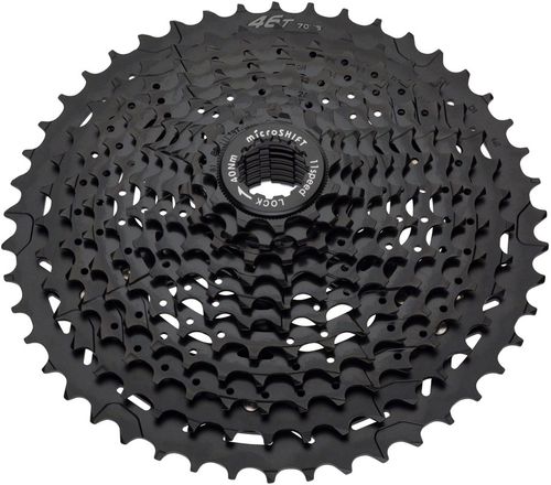 microSHIFT H11 Cassette - 11 Speed, 11-42t, Black, ED Coated