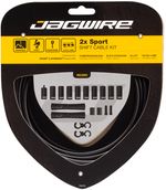 Jagwire-2x-Sport-Shift-Cable-Kit-SRAM-Shimano-Black-CA4676