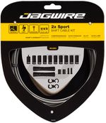 Jagwire-2x-Sport-Shift-Cable-Kit-SRAM-Shimano-Ice-Gray-CA4677