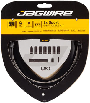 Jagwire 1x Sport Shift Cable Kit SRAM/Shimano, Black