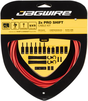 Jagwire Pro Shift Kit Road/Mountain SRAM/Shimano, Red