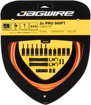 Jagwire-Pro-Shift-Kit-Road-Mountain-SRAM-Shimano-Orange-CA2260