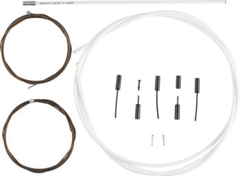 Shimano Dura-Ace R9100 SP41 Polymer-Coated Derailleur Cable Set, White