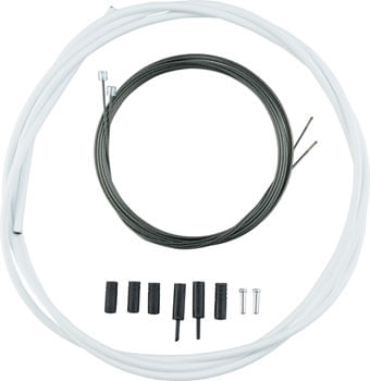 Shimano-Road-Optislick-Derailleur-Cable-and-Housing-Set-White-CA2427