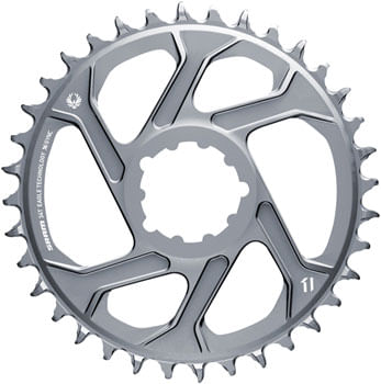 SRAM-34T-X-Sync-2-Direct-Mount-Eagle-Chainring-3mm-Boost-Offset-Polar-Gray-CR2061