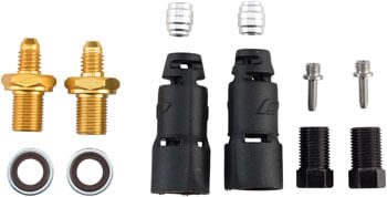 Jagwire-Pro-Disc-Brake-Hydraulic-Hose-Quick-Fit-Adapters-for-Shimano-XTR-Deore-XT-SLX-LX-Hone-Deore-Alfine-Metrea-Alivio-and-Acera-BR2488