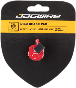 Jagwire-Mountain-Sport-Semi-Metallic-Disc-Brake-Pads-for-Hayes-CX-MX-Sole-BR7821