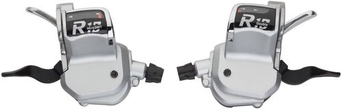 microSHIFT R10 Trigger Shifter Set, 10-Speed Road, Double, Optical Indicator, Shimano Compatible