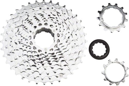 microSHIFT H10 Cassette - 10 Speed, 11-36t, Silver, Chrome Plated