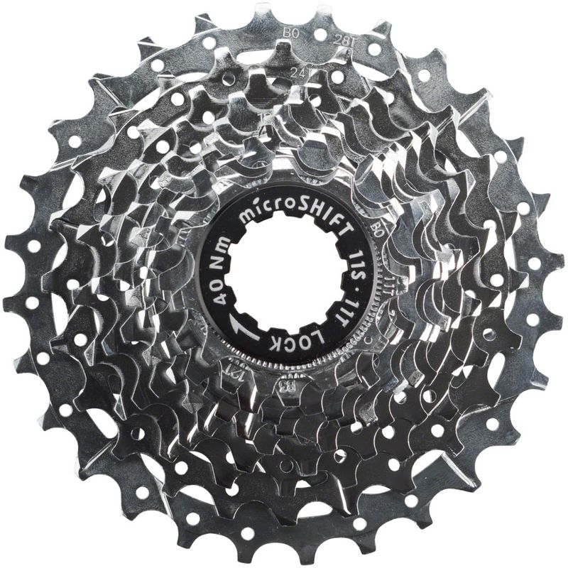 microSHIFT-H11-Cassette---11-Speed-11-28t-Silver-Chrome-Plated-FW0406-5