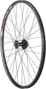 Quality-Wheels-Value-Double-Wall-Series-Disc-Front-Wheel---26--QR-x-100mm-6-Bolt-Black-Clincher-WE8608
