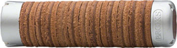 Brooks-Plump-Leather-Grips---Brown-HT1222