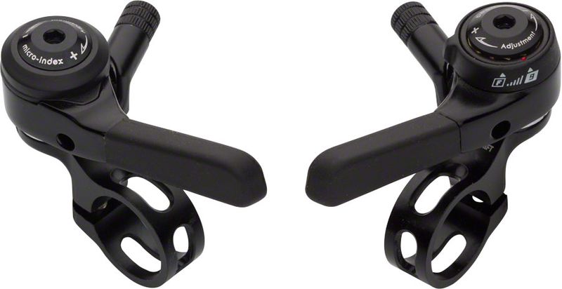 microSHIFT-Thumb-Shifter-Set-9-Speed-Double-Triple-Shimano-Compatible-Black-LD0160-5