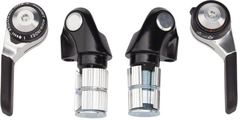 microSHIFT-Bar-End-Shifter-Set-9-Speed-Road-Double-Triple-Shimano-Compatible-Silver-LD0109-5