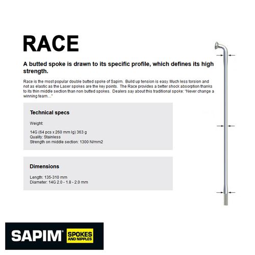 Sapim Race Spokes