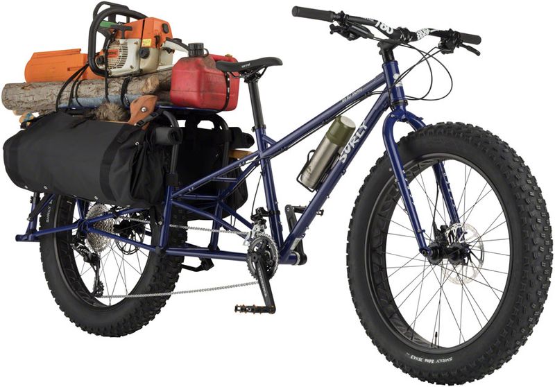 Surly Big Fat Dummy Cargo Bike 26", Steel, Biolet, Small Ben's Cycle
