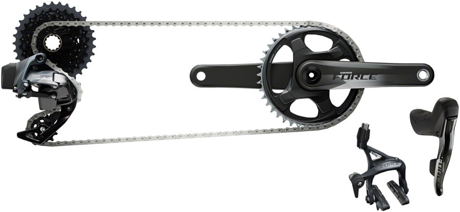 SRAM Force eTap AXS Electronic Road Groupset - 1x, 12-Speed