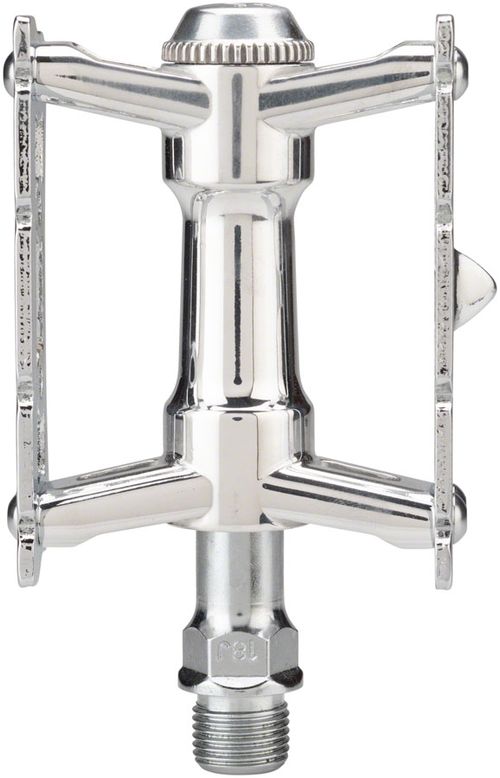 MKS Sylvan Track Next Pedals - Platform, Aluminum, 9/16", Silver