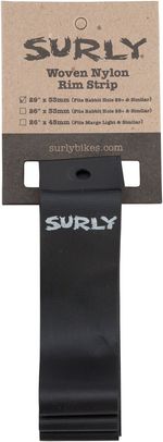 Surly-Rim-Strip--For-29--Rabbit-Hole-Rim-Nylon-33mm-wide-Black-RS0141-5