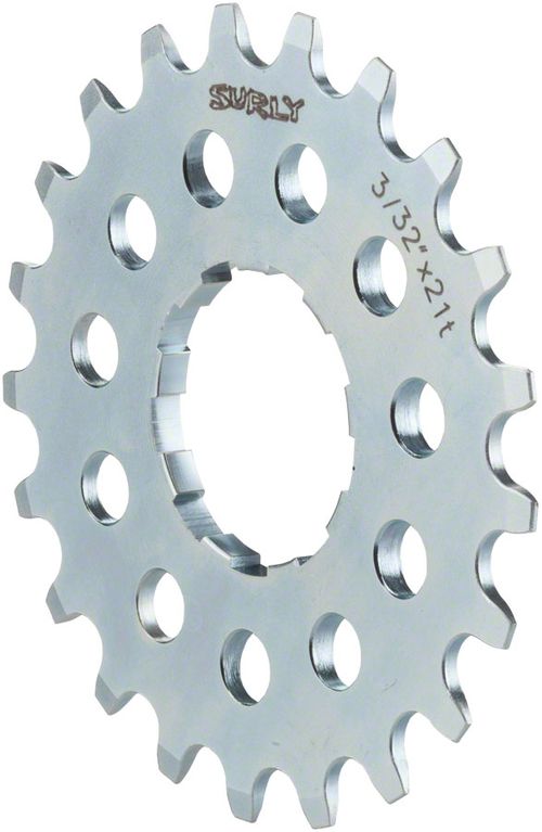 Surly Single Cassette Cog 3/32" Splined 21t