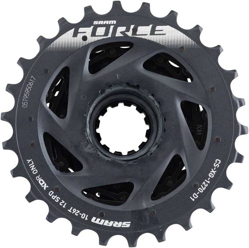 SRAM-Force-AXS-XG-1270-Cassette---12-Speed-10-26t-Black-For-XDR-Driver-Body-D1-FW6135-5