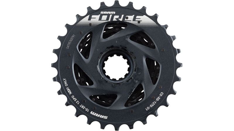 SRAM Force AXS XG-1270 Cassette - 12 Speed, 10-28t, Black