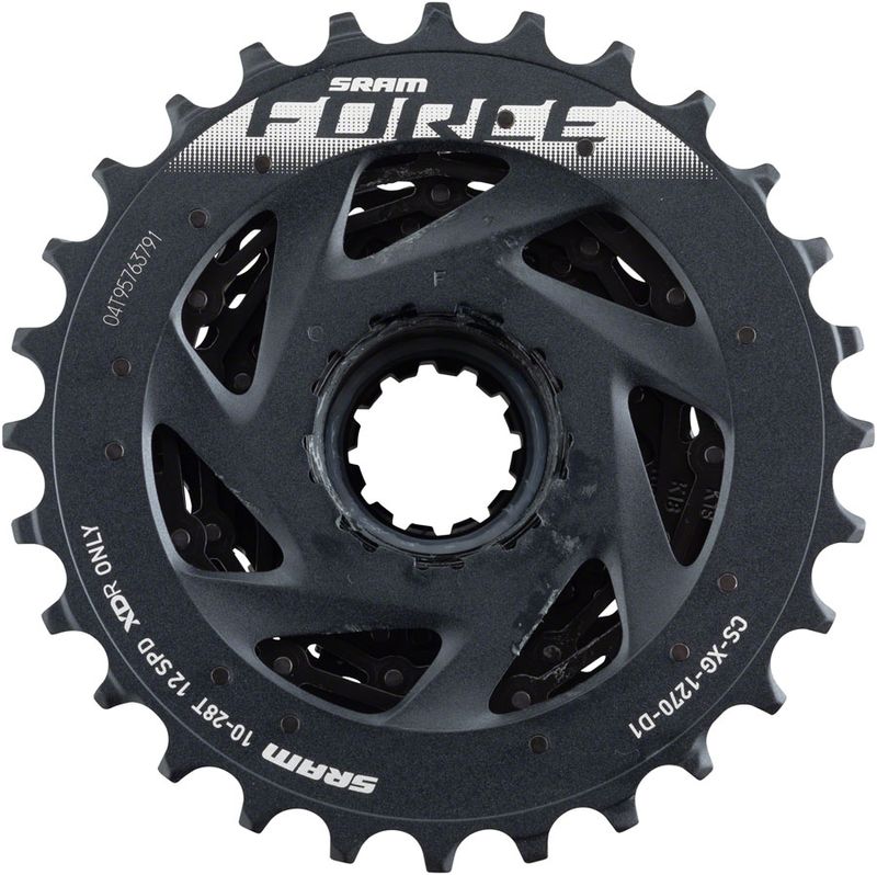 SRAM-Force-AXS-XG-1270-Cassette---12-Speed-10-28t-Black-For-XDR-Driver-Body-D1-FW6136-5