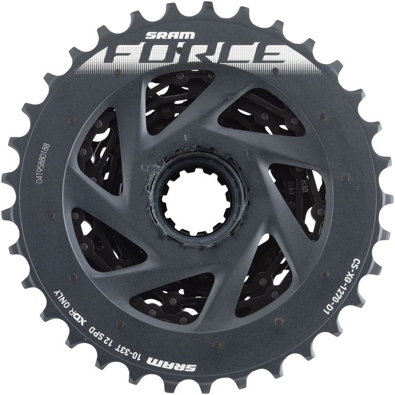 SRAM-Force-AXS-XG-1270-Cassette---12-Speed-10-33t-Black-For-XDR-Driver-Body-D1-FW6137-5