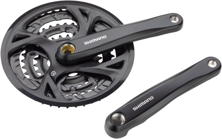 Amazon.com : Shimano M361 Hybrid Crankset (Black, 170mm X 42