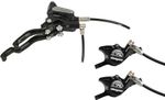 Hope-Tech-3-X2-Duo-Disc-Brake-and-Lever---Left-Hand-Front-and-Rear-Hydraulic-Post-Mount-Black-BR1782-5