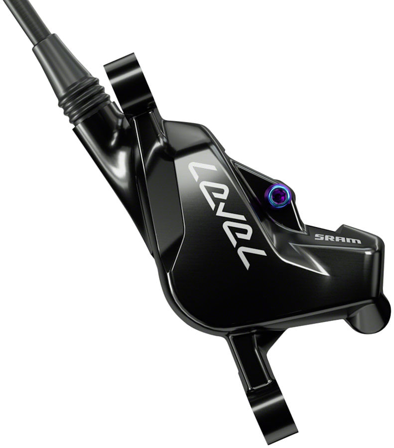 SRAM-Level-Ultimate-Disc-Brake-and-Lever---Front-Hydraulic-Post-Mount-Black-with-Rainbow-Hardware-B1-BR4729-5
