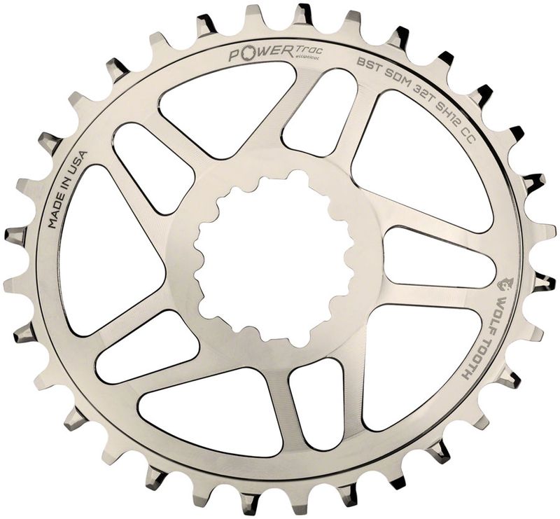 Wolf-Tooth-Elliptical-Direct-Mount-Chainring---32t-SRAM-Direct-Mount-For-SRAM-3-Bolt-Boost-Cranks-Use-Hyperglide--Chain-Nickel-Plated-CR8139-5