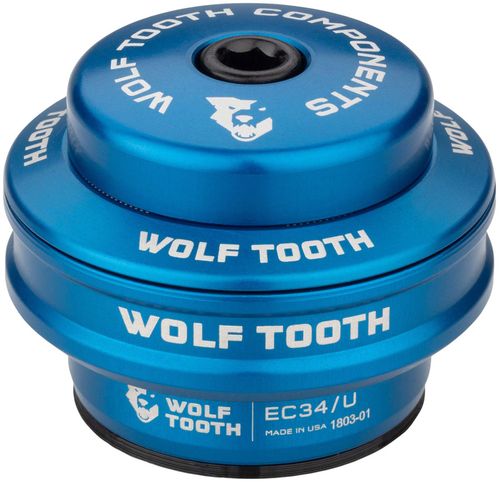 Wolf Tooth Premium Headset - EC34/28.6 Upper, 16mm Stack, Blue