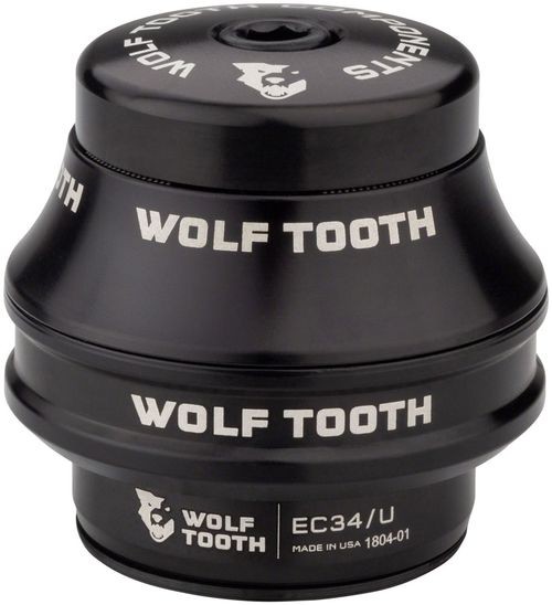 Wolf Tooth EC34/28.6 Upper Headset 25mm Stack Black