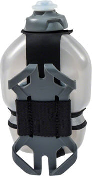 FuelBelt Helium Tech Fuel Hand-held Hydration/Phone Holster: Black/Magnet Gray, 10oz