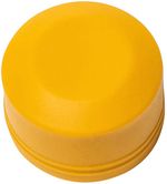 Burley-Flat-Dust-Cap-for-Push-Button-Wheels---Yellow-BT3235