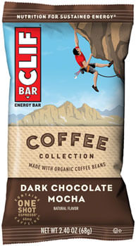 Clif Bar Original: Dark Chocolate Mocha w/ Caffeine Box of 12