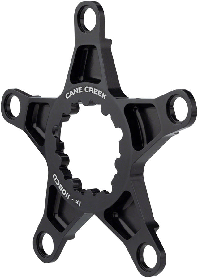 Cane-Creek-5-bolt-x-110bcd-1x-Spider-for-eeWings-All-Road-Cranks-3-Bolt-Interface-Black-CR9401-5