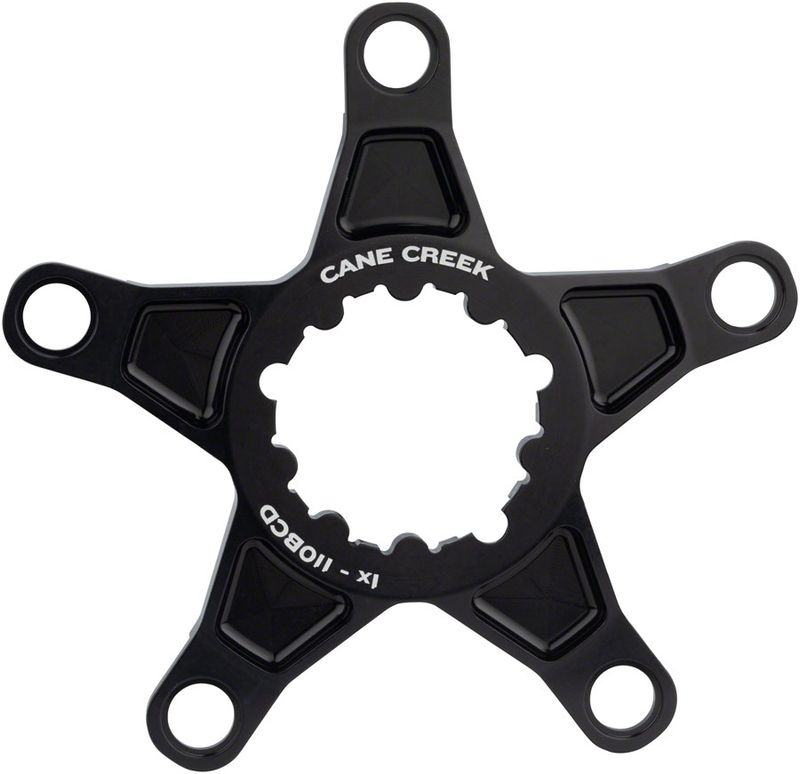 Cane-Creek-5-bolt-x-110bcd-1x-Spider-for-eeWings-All-Road-Cranks-3-Bolt-Interface-Black-CR9401-5