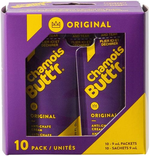 Chamois Butt'r Original: 0.3oz Packet, Box of 10