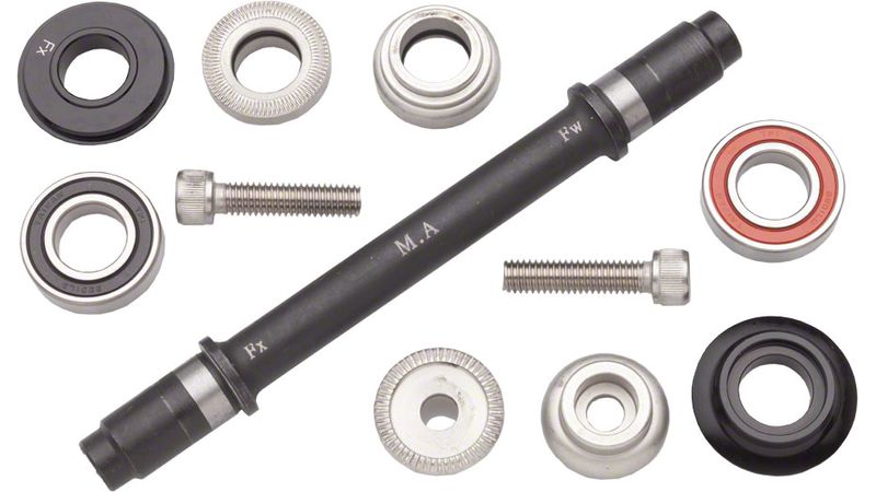 Surly Ultra New Hub Axle Kit for 120mm Rear Fix/Fix Black