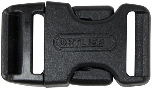 Ortlieb Repair Buckles: Fits 25mm Straps. Male and Female Buckle Set, sold as one pair, for use on an adjustable strap of webbing, Black