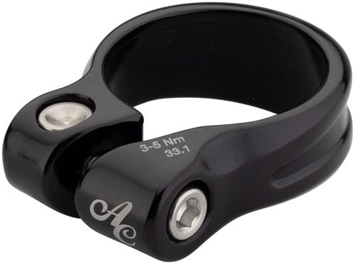 All-City Shot Collar Seatpost Clamp - 31.8mm, Black