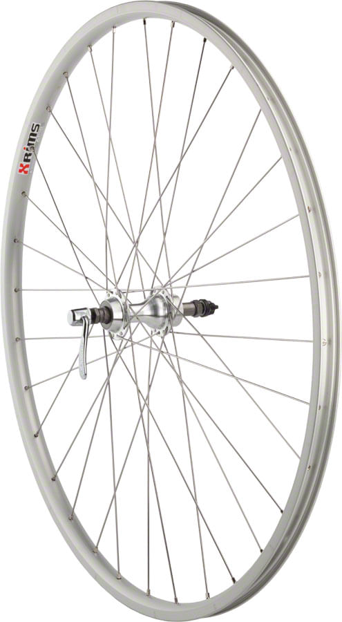 Quality-Wheels-Value-Single-Wall-Series-Rear-Wheel---27--QR-x-130mm-Rim-Brake-Freewheel-Silver-Clincher-WE8671-5