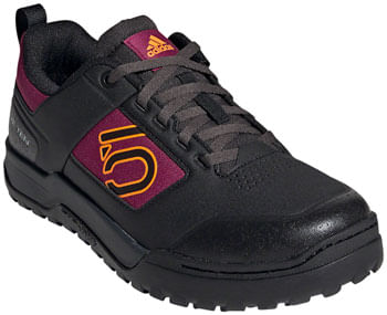 Five Ten Impact Pro Flat Shoes - Women's, Core Black / Signal Orange / Power Berry, 8