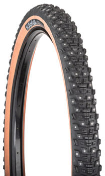 45NRTH-Kahva-Tire---29-x-2-25-Tubeless-Folding-Tan-60tpi-252-Concave-Carbide-Studs-TR0044